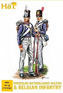 1/72 Waterloo Netherlands Militia & Belgian Infantry (48) №1