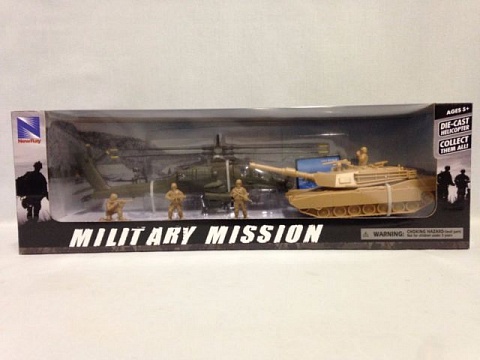 1/55 APACHE AH-64 HELICOPTER DIE-CAST №1