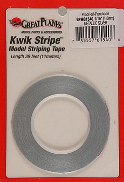 STRIPE TAPE MET SILVER №1