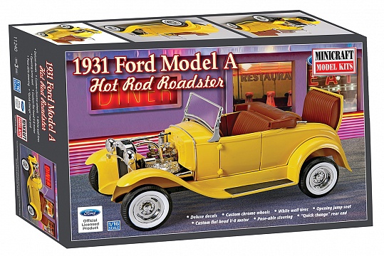 1/16 1931 Ford Model A Hot Rod Roadster №1