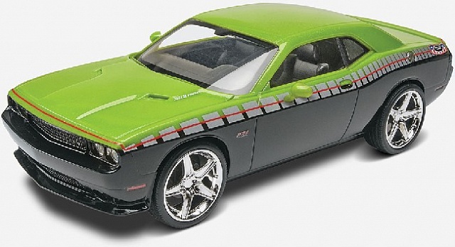 1/25 2013 Challenger SRT8 Foose Design (Green/Black) №1