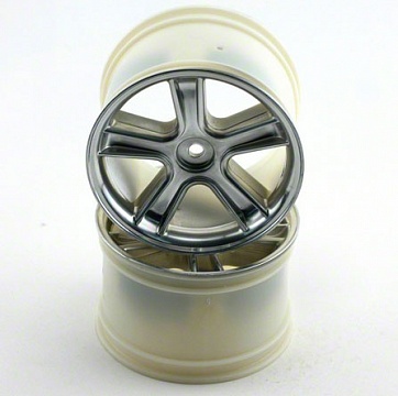 Traxxas Maxx Sport Monster Truck Rims Satin Chrome HEX14mm 2pcs