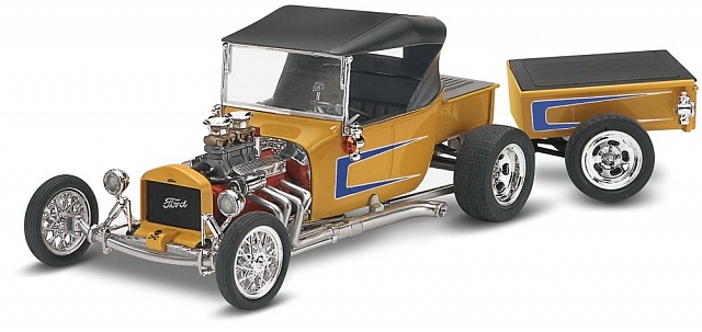 1/24 Ford T Street Rod w/Pull-Along Trailer №1