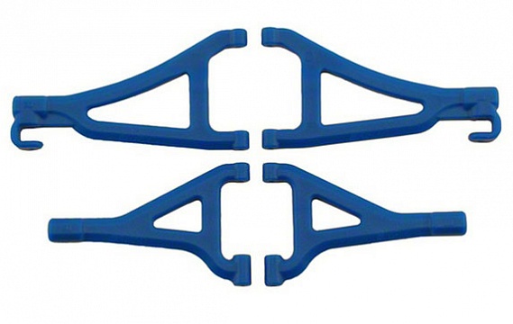 Front Suspension Arms Set 1/16 E-Revo Blue