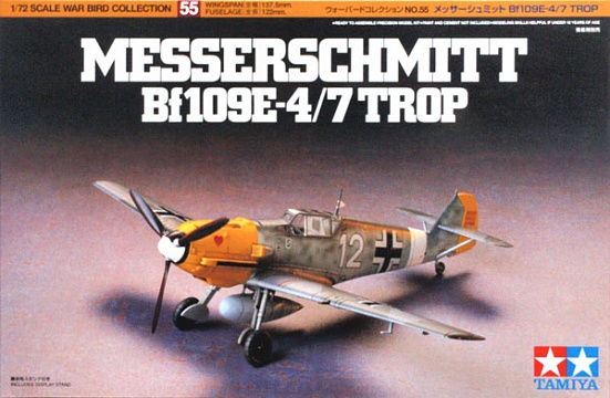 1/72 MESSERCSHMITT BF109E-4/7 №1