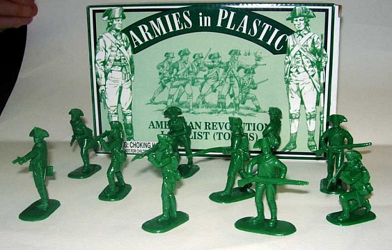 1/32 American Revolution Loyalist Infantry (Tories) (20) №1