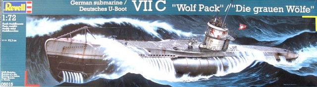 1/72 U-BOAT TYPE VIIC U552 №1