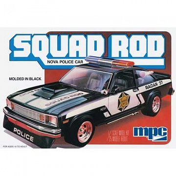 MPC851/12 1/25 1979 Chevy Nova Squad Rod Police Car №1