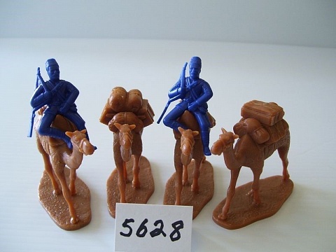 1/32 Egyptian Camel Corps Egypt & Sudan 1882 Winter Dress (2 Mtd on Camels & 2 Pack Camels) №1