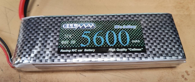 5600MAH 7.4V 50C 2S1P LIPO BATTERY PACK