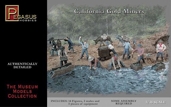 1/72 California Gold Miners (28) №1