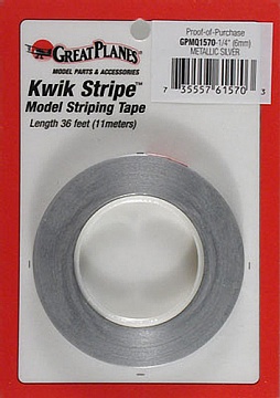 STRIPE TAPE MET SILVER №1