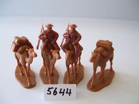 1/32 British Naval Brigade Camel Corps Egypt & Sudan 1898 Khaki Dress (2 Mtd on Camels & 2 Pack Camels) №1