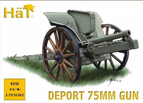 1/72 WWI Deport 75mm Gun (4) №1