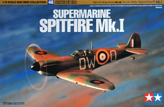 1/72 SUPERMARINESPITFIRE MK I №1