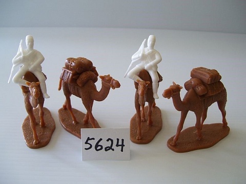1/32 Egyptian Camel Corps Egypt & Sudan 1882 Summer Dress (2 Mtd on Camels & 2 Pack Camels) №1