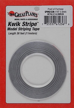 STRIPE TAPE MET ALUM 1/16` №1