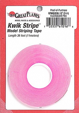 STRIPE TAPE FLOR PINK 1/8`` №1