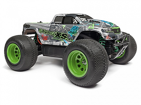 Монстр 1/12 4WD электро - Savage XS Flux ARR (кузов Vaugn Gitting JR, б/к мотор, без аккумулятора и з/у)