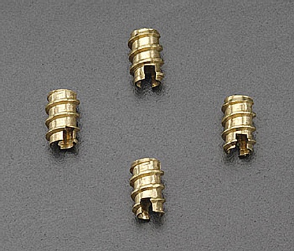 BRASS THREADED INSERT 6-32 (4) №1