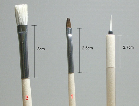 87066 MODELING BRUSH BASIC SET №1