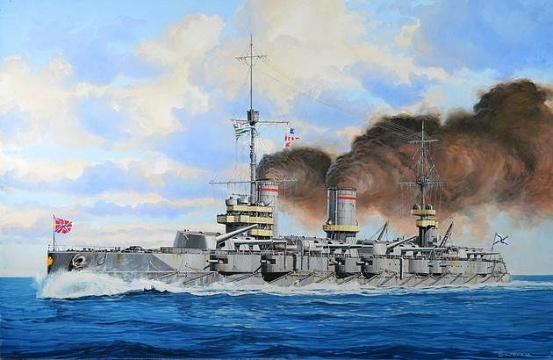 1/350 WWI Gangut Russian Battleship №1