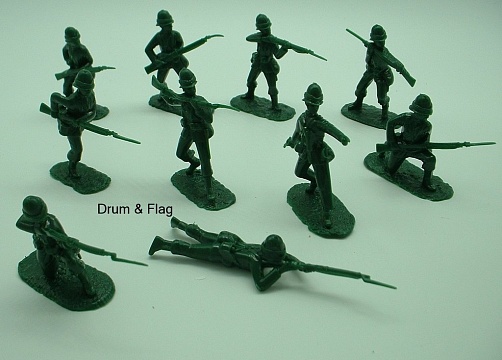 1/32 Egypt & Sudan 1882 Kings Royal Rifle Corps. British Infantry (20) №1