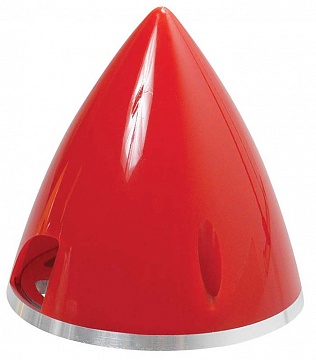 Spinner 3" Nylon Aluminum Red №1