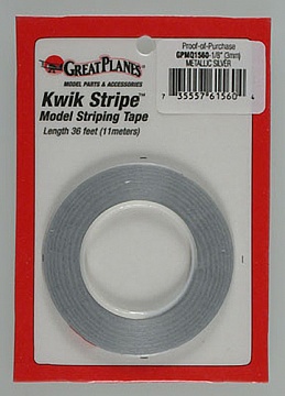 STRIPE TAPE MET SILVER №1