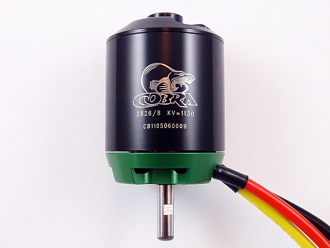 COBRA 2826-8, электромотор бесколлекторный, outrunner, 1130KV