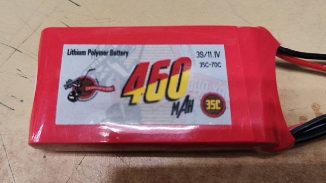 460MAH 11.1V 35C 3S1P LI-PO BATTERY PACK