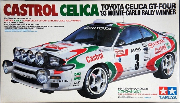 1/24 TOYOTA CASTROL CELICA №1