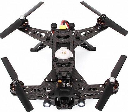 Квадрокоптер - Runner 250 Race Quadcopter RTF (DEVO 7, аккум ,зарядка, OSD, Очки)
