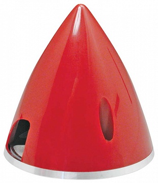 Spinner 2-1/2" Nylon Alum Red №1