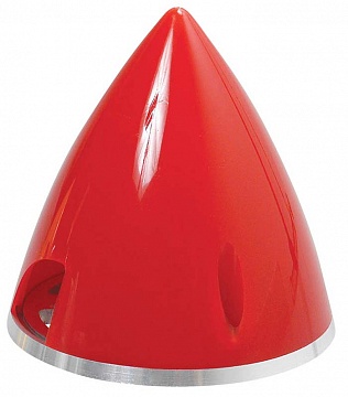 Spinner 3-1/4" Nylon Aluminum Red №1
