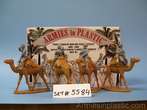 1/32 Gordon Relief Expedition 1884-85 Camel Regiment Set #1 (4 Mtd) №1