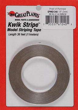 STRIPE TAPE MET ALUM 1/8` №1