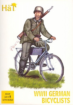 1/72 WWII German Bicyclists (12) №1
