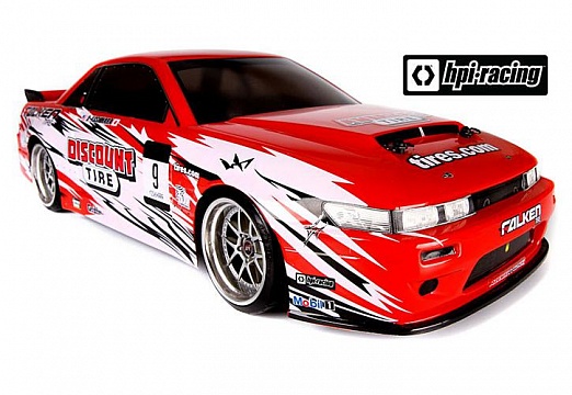 Дрифт 1/10 - E10 NISSAN S-13/DISCOUNT TIRE BODY (NEW)