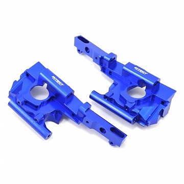 Front Aluminum Bulkhead (Blue) for Traxxas Revo