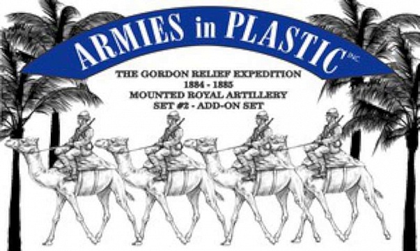 1/32 Gordon Relief Expedition 1884-85 Royal Camel Artillery Set #2 (4 Mtd) №1