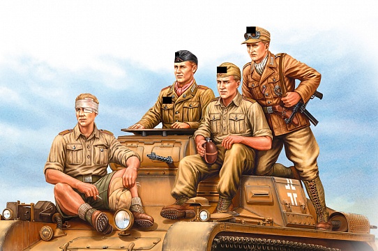 1/35 German Tropical Panzer Crew №1