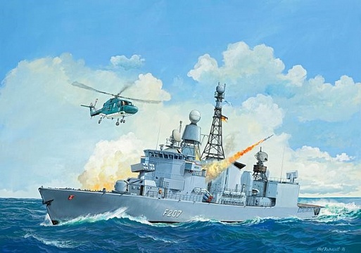 1/300 German Class F122 Frigate (D) №1