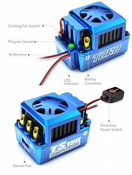SkyRC 1/8 Toro TS150 ESC 150A (Sensered) №2