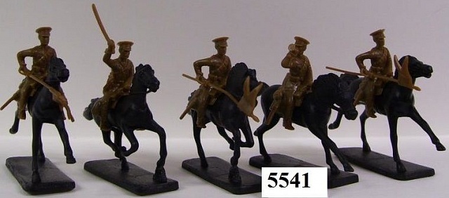 1/32 WWI British Lancers Any Regiment (5 Mtd) №1