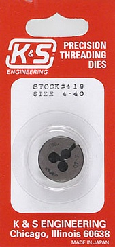 419 THREADED DIE 4-40 №1