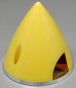 Spinner 2-1/4" Nylon Alum Yellow №1