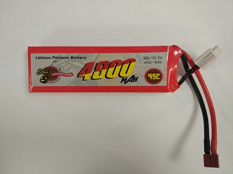 4800MAH 11.1V 45C 3S1P LI-PO BATTERY PACK №1