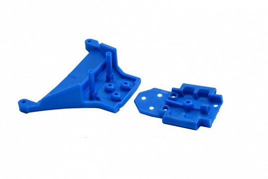 Slash LCG 4x4 Front Bulkhead Blue