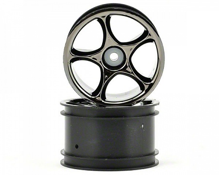 Tracer 2.2 Rear Wheels Black Chrome HEX12mm Bandit 2pcs №1